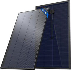 ACOPOWER 200W 24V Bifacial Solar Panel 16BB N-Type 25.4% High Efficiency