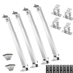 Solar Panel Mounting Brackets Adjustable Tilt Mount Fixing Wall Rooftop RV Boat