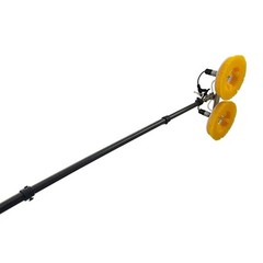 Handheld Double Head Solar Panel Cleaning Machine Retractable Multifunctional
