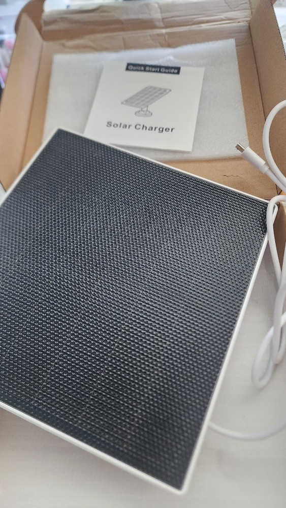 (MISSING BASE) Solar Panel for ARLO CAMERA – Mini USB B *