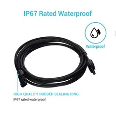 Versatile 15FT Weather-Resistant Solar Extension Cable for Efficient Power Setup