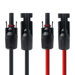 10AWG Black+Red Solar Panel Extension Cable 3.3FT-50FT Female & Male Connectors