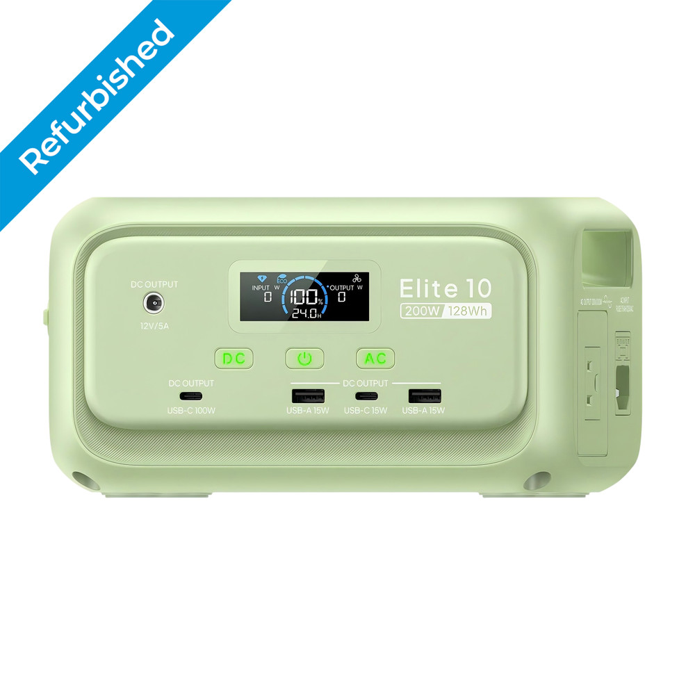 BLUETTI Elite 10 Mini 128Wh Portable Power Station LiFePO4 for Outage Emergency