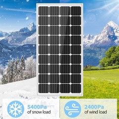 200 Watt Solar Panel 12 Volt Monocrystalline Solar Panel High Efficiency Module