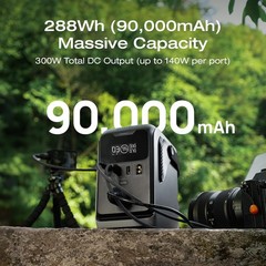 288Wh Portable Power Station TRAIL 300 DC