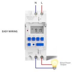 Sunrise Sunset Control Programmable Timer 16A Timer Switch 3200W Power Capacity