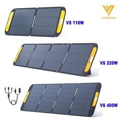 VTOMAN 110W/220W/400W Portable Solar Panel 23% Efficiency Foldable Solar Panel