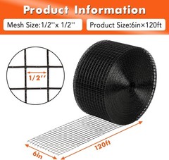 6in x 50/100/120ft Solar Panel Bird Guard Critter Guard Roll Kit Tire Wires US