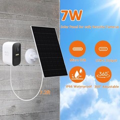 Waterproof Solar Panel for EufyCam 2C, 2 Pack