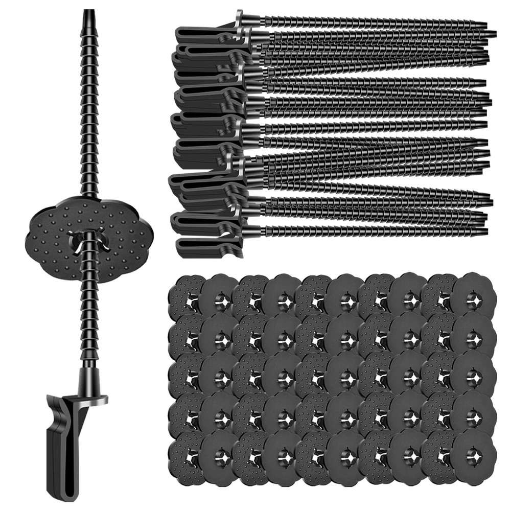 Solar Panel Bird Guard Fastener Clips,50 Sets Critter Guard Fasteners,Premium…