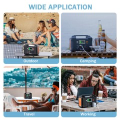 Flashfish E200 Portable Power Station 200W 151Wh 110V Pure Sine Wave Output M0D2