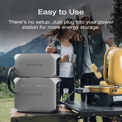 Delta 3 Series Smart Extra Battery 1024Wh LiFePO4 Expansion Battery