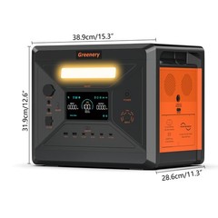 SolarPlay 96/2160/2304 Portabel Power Station Backup for Outdoor, RV, Camping
