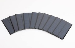 5V Micro Solar Panels, 10PCS 5V 200MA Solar Cells Kit 110mmx60mm