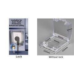 Lockable Waterproof Box Harsh Environment Ready Reinforced PC Material