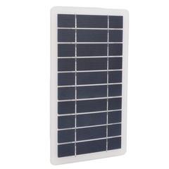 5W Solar Panel Charger High Efficiency USB Charger For Outdoor Use Monocrystalli