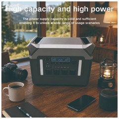 3000W 2560Wh Portable Solar Power Station with Digital Display