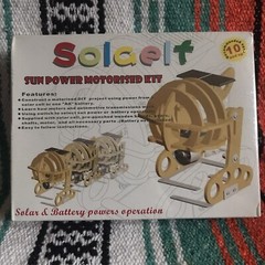 Solaelf Sun Power Motorised Kit Solar and Battery Powered Gift For Smart Kids