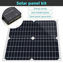 16000W Complete Solar Panel Kit Solar Power Generator 100A Home 110V Grid System