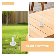 4Pcs Weather Resistant Solar Module Panel Stand with Flexible Wall Ceiling Mount