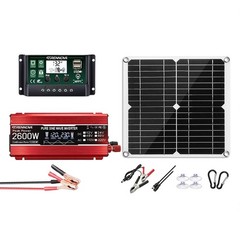 Grennova 2600W True Power Solar Kit Pure Sine 60A MPPT RV Farm Camping Use