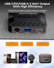 30W Solar Panel Charger YT30 Foldable Solar Panel IP65 Waterproof Solar Gray