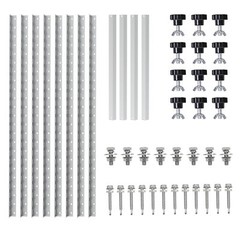 45in 2 set Adjustable Solar Panel Mounting Brackets Kit System RV Roof Boat