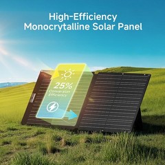 ALLPOWERS 600W Portable Power LiFePO4 Battery Backup & Solar Panel 100W Camping