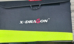 X-DRAGON Foldable Portable Monocrystalline Solar Panel Charger 5V Black/Green
