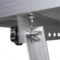28″ Solar Panel Tilt Mount Brackets Boat RV Roof Flat Surface Adjustable Frame