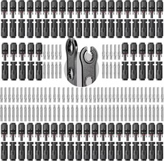 10/100PCS NEW Male Female Connector Set for DIY Solar Panel 30A Cable Waterproof