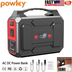 Portable Power Station 100W 146Wh Lithium Battery Pack Camping Solar Generator