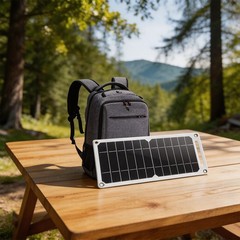 2W 6W 5V Portable Solar Charger Monocrystalline for Backpack USB Powered Use