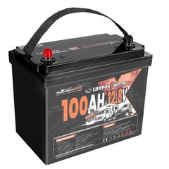 100Ah 12V Lithium Battery for RV, Low Temp Charging Protection BMS 1280Wh Energy