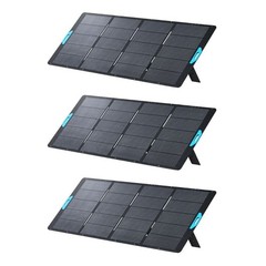Anker SOLIX PS400 400W Portable Solar Panel Adjustable Angles 3 Pack POWERFUL