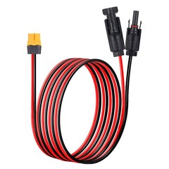 10ft 12 AWG XT60 Female Connector Adapter to Solar Extension Cable Battery Cable