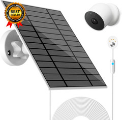 6W Solar Panel Compatible with Google Nest Camera Outdoor & Indoor