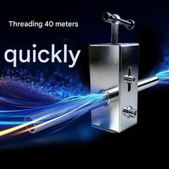 Wire Threading Tool with Mechanical Locking Screw for Home Wiring