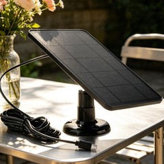 10W 6V Type-C Solar Panel Camera Outdoor Charger Security Camera Home