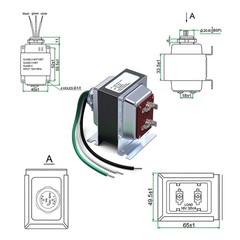 16V30VA Shielded Video Doorbell Power Transformer with Easy Installation Design
