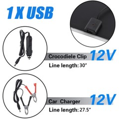 Solar Panel Kit Trickle Charger Battery Controller Maintainer Boat Car 10W 12V