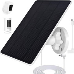 Ring Camera Solar Panel, Compatible with Ring Stick Up Cam Battery, Ring