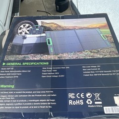 EBL ESP-100 100W Foldable Portable Monocrystalline Solar Panel Waterproof MC4