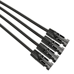 4in1 Solar Panel Y Branch Cable Connection PV Modul Adapter Connector Extension