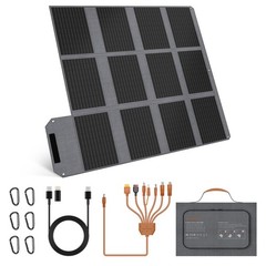 MHPOWOS 120W USB Solar Panel Portable for Jackery Explorer 300 Power Station