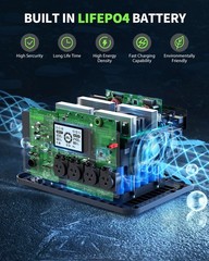 2400W/1000W/500W/300W Power Station Portable with AC Outlet/USB Ports/DC Ports