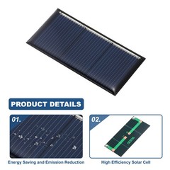 6Pcs 1.5V 0.24W 160mA Mini Solar Panels, Solar Photovoltaic Power Cells