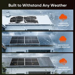 300W 600W 900W 1200W 12V Mono Solar Panel RV Home Camping Off-Grid Power Caravan