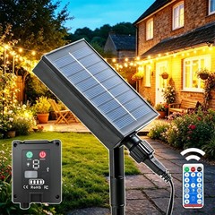 Solar Panel for Outdoor Lights 3V Solar Outlet with Remote Control