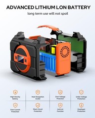 300W Portable Power Station with 7 Outputs